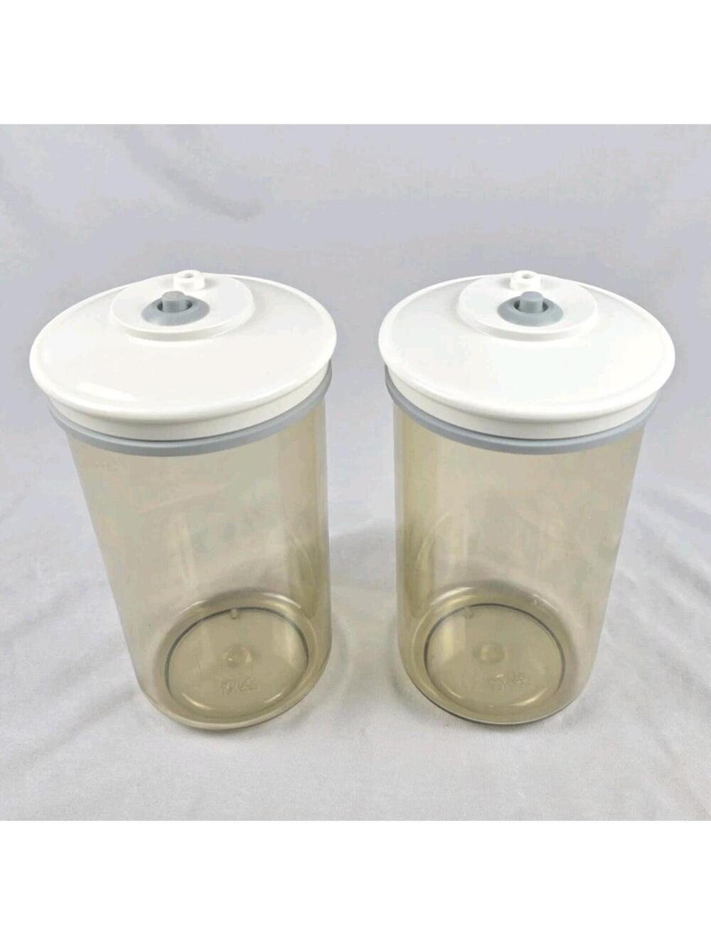 FoodSaver 2 Vacuum Canisters Seal Snail Container Sealer Food Smoke KY-114